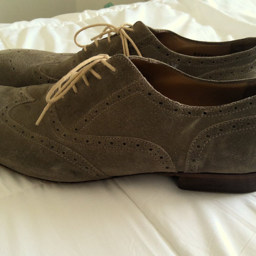 Paul Smith Beige Suede Oxford Shoes sz UK 9 / US 10.5 (EU 43)